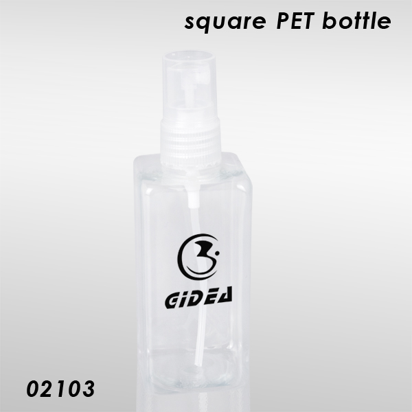 120ML 180ML 250ML Quadratische PET-Plastikflasche