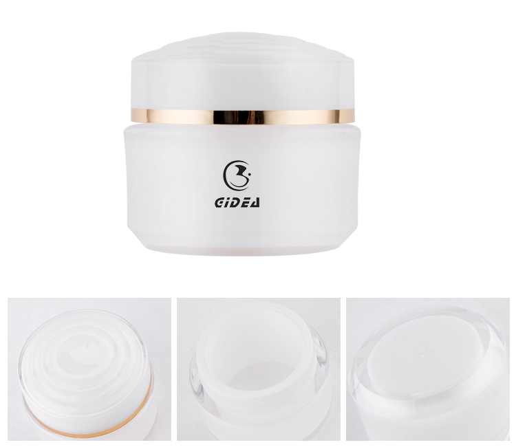 15g 30g 50g weiße PMMA Hautpflegecreme Kosmetikdose