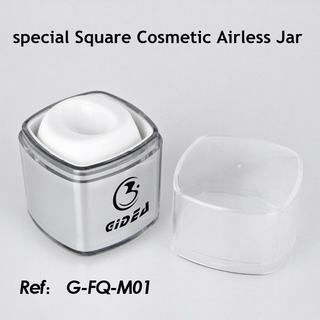 30g 50g Quadratische kosmetische Plastikcreme Airless-Gläser