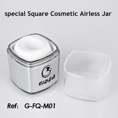 30g 50g Quadratische kosmetische Plastikcreme Airless-Gläser