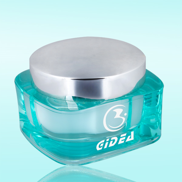 15ml 50ml-Quadrat-Behälter-Hautpflege-Gläser