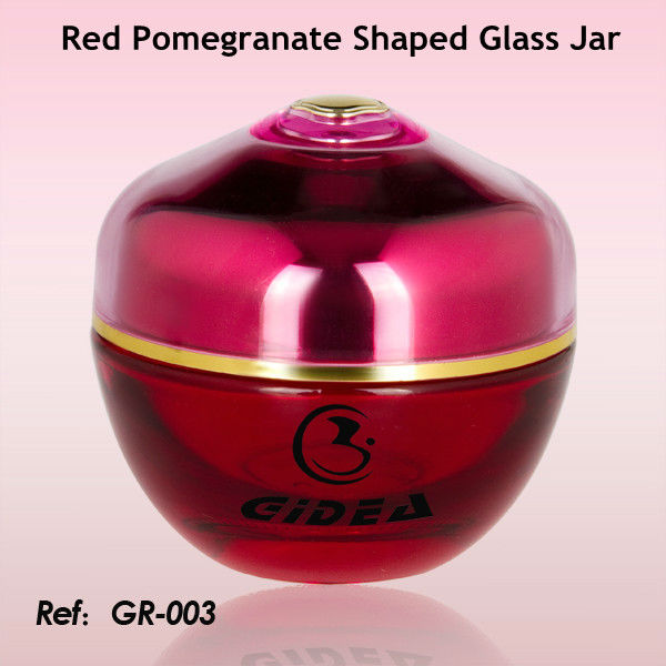 Rote Granatapfelform 50ml 30ml Glasgläser